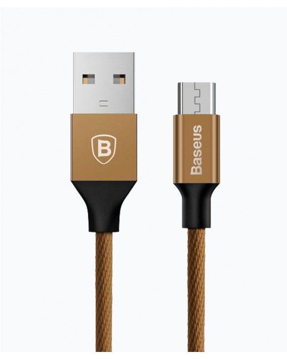Yiven Charging Cable Micro USB 2A Brown