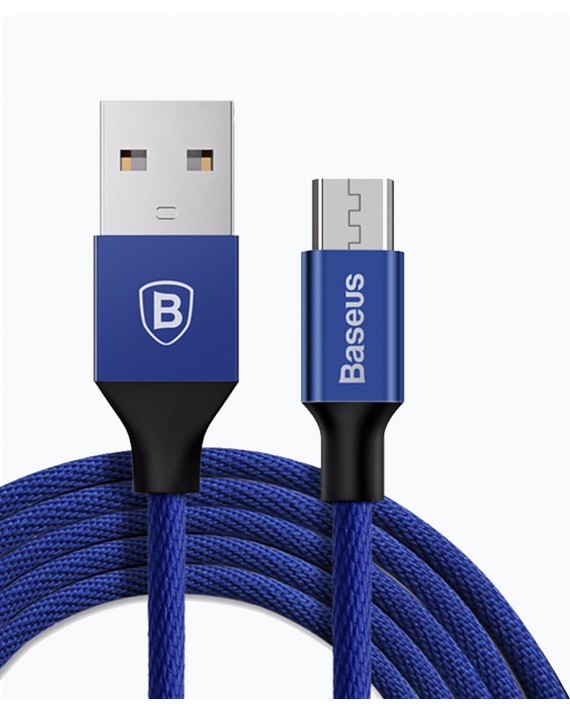 Yiven Charging Cable Micro USB 2A Blue
