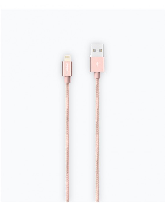 Metal Charge Cable for iPhone/iPad/iPod 2A Pink