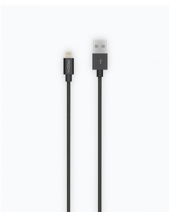 Metal Charge Cable for iPhone/iPad/iPod 2A Space Grey