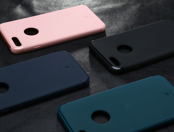 HIDDEN BRACKET CASE WITH STAND iPhone 7+ Black Tsunami